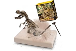 MUSCCCM Dinosaure Jouet, Excavation Kit Archeologie Enfant, Réaliste Squelette Dinosaure Maquette, Jeux Archeologie Enfants Jouet Dinausore Garcon 6 7 8 10 Ans, Cadeaux de Noël pour Enfant