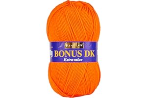 Sirdar Hayfield Bonus DK Double Knitting Yarn, Flame (570), 100g