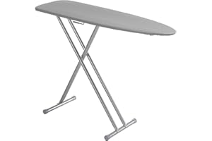 Mabel Home Planche à Repasser Ergo en T avec revêtement en Silicone + Housse supplémentaire Taille Unique Gris