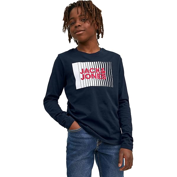 Jack & Jones JJELEGACY BLOCKING TEE O NECK - Camiseta Estampada - Moonbeam/crema