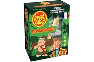 Asmodee - Jungle Speed Donkey Kong - Jeu d'adresse Rapide pour Les Enfants et Les Adultes, à partir de 8 Ans, 2 à 10 Joueurs, durée de Jeu : 15 Minutes, Version française
