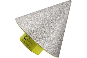 Diamond Beveling Chamfer Bits 50mm SANLEETEK Cone Tile Bits for Shaping Enlarging Grinding Existing Holes in Ceramic Tile Porcelain Marble Granite M14 Thread