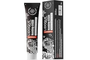 Lidoque 5% Lido-aine Tattoo Cream, Tattoo Cream Strong UK, Before & Aftercare Balm, Multipurpose Cosmetic Procedures - 30g