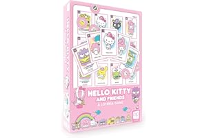 USAOPOLY Hello Kitty and Friends Loteria | Traditional Loteria Mexicana Game of Chance | Bingo Style Game Featuring Custom Artwork & Illustrations from Hello Kitty | Inspired by Spanish Words & Mexican Culture