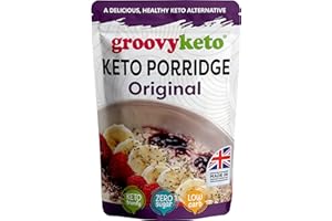 Groovy Keto Original Breakfast Porridge | Low Carb Porridge Alternative | Keto Friendly, Diabetic Friendly, Grain Free (280g (1 Pack))