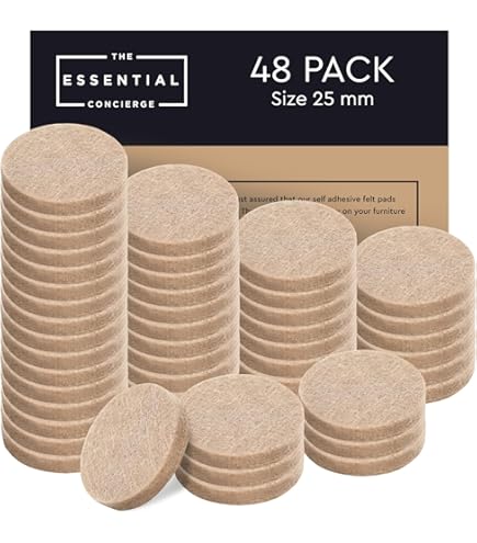 Furniture Pads Mooshy 80pcs Floor Protectors, Self Adhesive Felt
