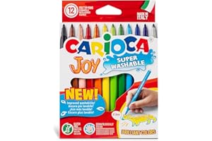 Carioca 40614 Joy Super zmywalny pisak z filcową końcówką (12 sztuk)