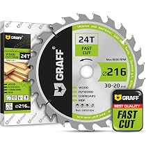 Lame De Scie Circulaire Stationnaire – 40 Dents, 216x30 Mm – Pour Coupes Nettes