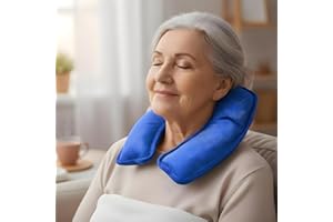 BullTek Borsa Acqua Calda Elettrica 450W Scaldacollo Riscaldabile 25x17cm – Sciarpa Termica Cervicale Ricaricabile, Sollievo Dolori, Termoterapia Rapida per Uomo Donna Anziani (BLU)