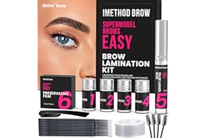 ‎IMETHOD iMethod Augenbrauen Laminier Kit – Brow Lamination Kit, Brow Lift Kit, DIY Augenbrauen-Dauerwelle Kit zu Hause, Langlebig, Salon-Ergebnis und Einfach zu Bedienen, Ohne Tierversuche