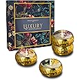 FRENCH OBSESSION Scented Candles, Natural Aromatherapy Pure Soy Wax Candle for Home, French, Mogra, Arabian Oudh & Mystic Fantasy Perfect Gifting Set, Each one is 80 Grams and Burns up to 25 Hours