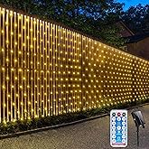 CORST Red de luces exterior para arbustos, 3.6 x 1.5 m red de luces para árbol de Pascua, impermeable, con mando a distancia,