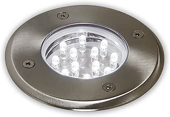 Naeve Leuchten Außen-LED-Strahler 3-er Set / 3 Strahler mit je 12 LED's