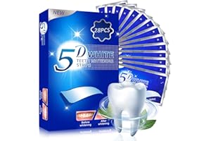 QUTRYVEN Teeth Whitening Strips, 28 Pcs 14 Packs Tooth Whitening Kits Enamel Safe Non-Sensitive, Fast & Effective, Safe and Easy to Use, Perfect for Coffee Lovers