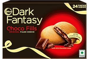 Sunfeast Dark Fantasy Choco Fills, 300g, Original Filled Cookies with Choco Crème