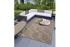 the carpet Santo Plus - Alfombra para exteriores (160 x 230 cm), color beige