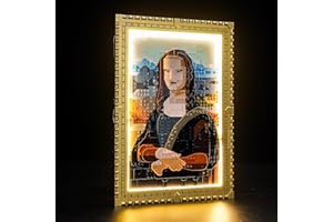 LOCOLEE D'éclairage pour Lego Mona Lisa - D'éclairage Uniquement - Pas De moDèle - Compatibility with Lego 31213 Modular