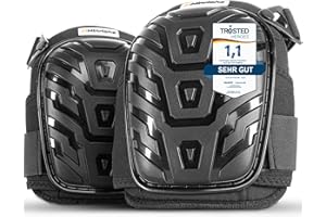 PROFESSIONALTREE Hinrichs Knieschoner Arbeit - Knieschützer Arbeit - Knieschoner Arbeiten Fliesenleger - verstellbarer Knieschutz für Handwerker, Bodenleger, Gartenarbeit - Protector Kniepolster Arbeit - Knee Pads