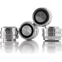 Pieds Aluminium 39x18mm Noir (Set X4
