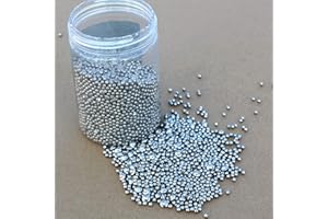 GANGOU 1/8" Stainless Steel Tumbling Media for Jewelers 2 LBS Mix Shapes Tumbling Media