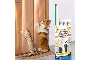 Panther Armor Protezione Porta Anti-graffio per Cani - 4 pezzi - protezione divano graffi gatto - Protezione dalle unghie aguzze dei gatti