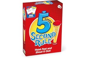 PlayMonster 5 Second Rule - Quickfire Trivia Card Game for Family Fun - Family Games - Ages 8+