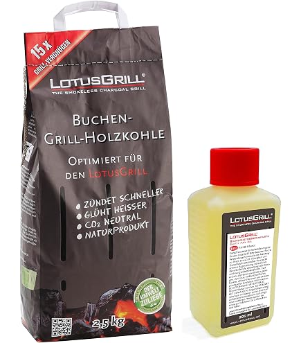 Pâte Allume-feu LotusGrill 200ml - Lot De 3 Pour Barbecue Charbon
