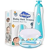 Infans Mini Baby Nail Trimmer for NewBorn Safe Baby Nail Clippers With Light, 6 Grinding Pads & with Extra 12 Replacement Pad