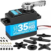 Miuzei Servo 35kg 270° RC Coreless Motor Digital Servo Waterproof Metal Gear Motor Stainless Steel Gear Car 1/8 1/10 1/12 Rob