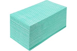 Jebblas Usa e getta J Panni Confezione di 60 Verde Rotolo multiuso tessuto Non tessuto antiaderente asciugandosi stracci casa pulizia panno cucina piatto canovaccio