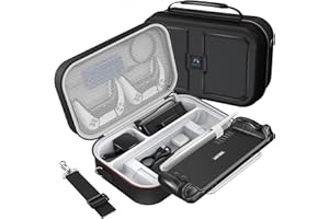 Mooroer Tasche für Steam Deck Case mit Große Speicherkapazität für Steam Deck Hülle,Steam Deck Dock und Andere Steam Deck Zubehör,Deluxe Harte Tragetasche für Steam Deck Konsole