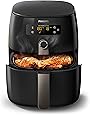 Philips HD9741/10 Airfryer Heißluftfritteuse (1425 W, ohne Öl, für 2-3 Personen, digitales Display) schwarz