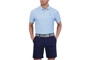 Ben Sherman Herren Short Sleeve Printed Tech Sports Fit Polo Top Kurzärmeliges Poloshirt mit Sport-Passform (1er Pack)