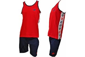 Lotto Completo Uomo Sportivo - T-Shirt + Pantaloncino - Completo uomo Casa - Completo Uomo Estivo Cotone - Pigiama Uomo Corto Estivo - Homewear -