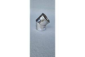 UTILFER Curva 45 Gradi Inox AISI 304 Canna Fumaria 200 MM