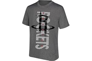 Ultra Game NBA - Camiseta de Manga Corta con Logotipo Vertical para Hombre