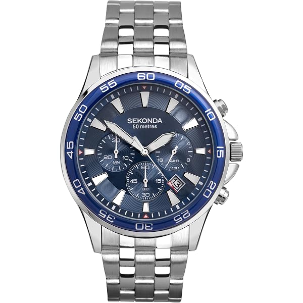 Anthony James Orologio Uomo Cronografo – Acciaio, Vetro Minerale, Impermeabile 3 ATM – Garanzia 5 Anni