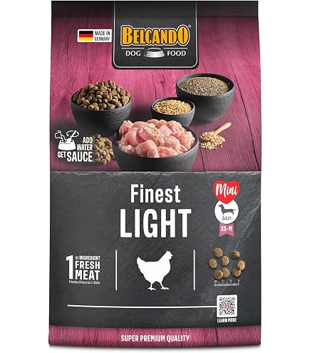 Belcando Finest GF Lamb Dog Food, 4 kg, Grain-Free Dog Food, Dry