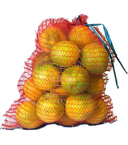 Sacs En Maille Incolore 5kg Pour Fruits Légumes - 100 Sacs Raschel Pommes De Terre Oignons (30x40cm)