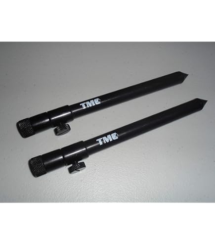 TMC 2 X Solid Stainless Steel Extendable Bank Sticks 30-50cm. Cam Lock