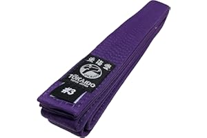Tokaido Karategürtel violett | Violettgurt Karate Gürtel aus Baumwolle | Verschiedene Längen