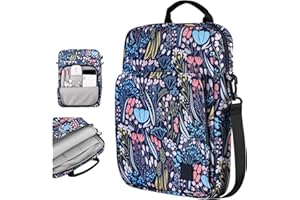 Dadanism 9-11" Tableta Bolsa de Hombro Protectora para iPad (A16) 11", iPad 10.ª Gen/Air 5 4 10,9", i-Pad Air/Pro 11", i-Pad 9/8/7.ª Gen 10,2", Galaxy Tab A9+ Plus 11"/Tab S10 FE, Noche Azul