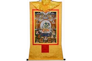 Gandhanra Tibetano Arte 21 Taras Thangka - Gofrado en Caliente Tapiz Budista para Decoración Zen,Meditación y Cultura del Hogar