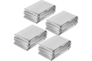 Umichen Plant Growth Mylar Films High Reflective Mylar Film Garden Greenhouse Covering Foil Sheets for First Aid Blanket Growth Room Camping Simple Tent,82.6 x 51.2 Inch(4 Pieces)