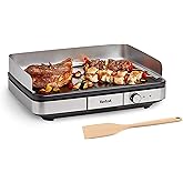 Tefal Maxi Plancha Elektro-Tischgrill CB690D | Extra groß | Antihaft Teppanyaki Platte | Leichte Reinigung | Innen und außen