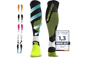‎DIASPORTS Diasports RUNSTARS Kompressionssocken für Sport, Laufen, Marathon und Triathlon | RUNSTARS Premium Kompressionssocken mit gleichmäßiger Kompression und verstärkter Ferse für Damen und Herren