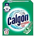 Calgon Hygiene Plus Washing Machine Cleaner and Water Softener Tablets, 13 Count | Prevents from Limescale, Residue & Malodours | Deep Clean | S Pack Size