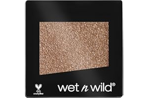Wet n Wild - Color Icon Eyeshadow Glitter Single - Ombretto Glitter Brillante Singolo Nude - Super Pigmentato, con Formula Idratante e Setosa - Vegan - Nude