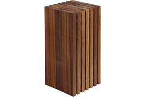 Zassenhaus Ceppo portacoltelli in legno con scanalature in legno di noce