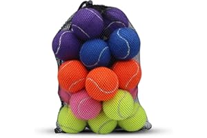 SHYUJAJIE Palline da tennis, confezione da 20 palline da tennis per allenamento, ad alta elasticità, per principianti, esercizio fisico per cani